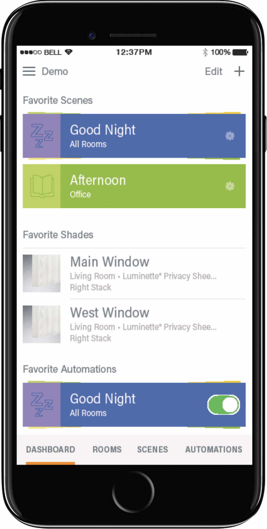 adjusting powerview automated blinds is easy with the powerview app for smart devices Chicago IL