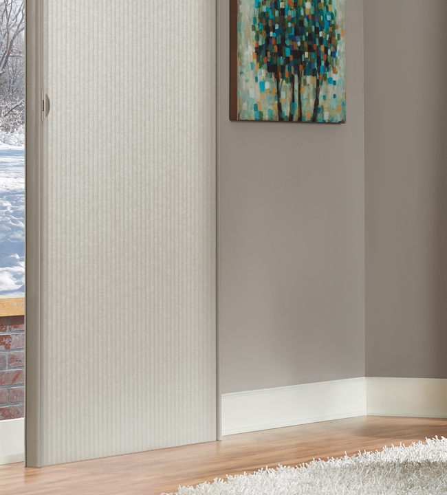 Duette Vertiglide Vertical Cellular Shades For Doors Energy