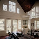 french door shades and shutters