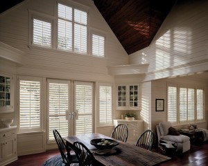 french door shades and shutters