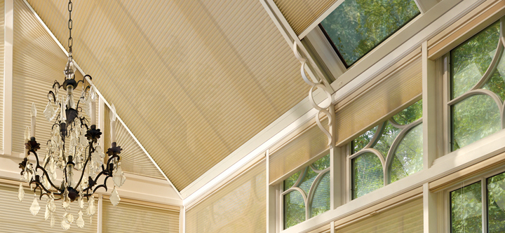 the best shades for skylights patio room