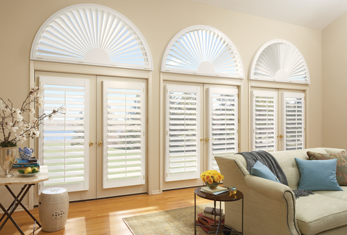 custom window treatments plantation shutters Vancouver 98683