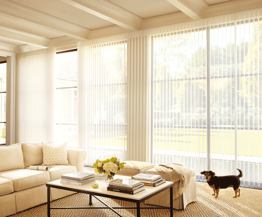 floor to ceiling window motorized shades