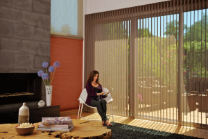 smart shades on sliding glass doors in Vancouver WA