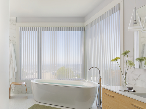 best shades for bathroom privacy with natural light in Chicago IL