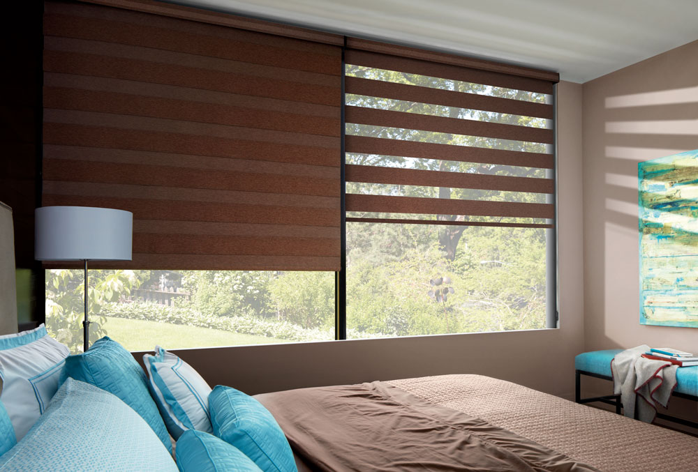 newest products designer banded shades Hunter Douglas Vancouver 98686