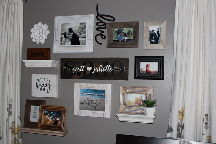 boho gallery wall