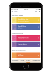 control blinds with your phone Hunter Douglas motorized blinds Chicago 60657