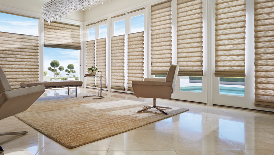 stacking roman shades Vancouver 98664