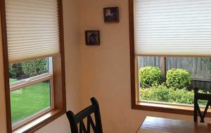 Hunter Douglas cellular shades in Vancouver WA home