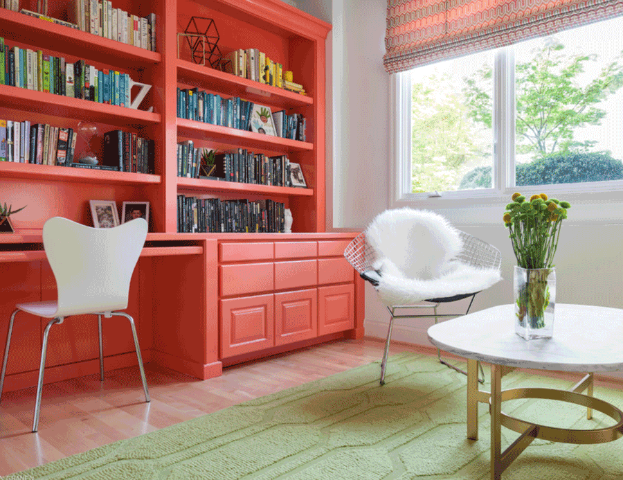 living coral office refresh