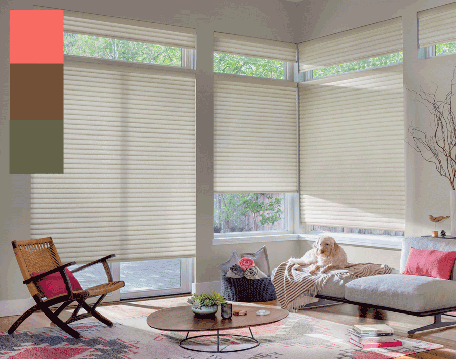 neutral trending colors of 2019 Hunter Douglas Chicago 60614