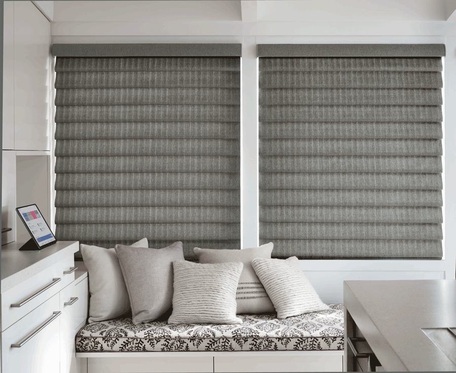 insulating window treatments roman shades Hunter Douglas Hindsdale 60521