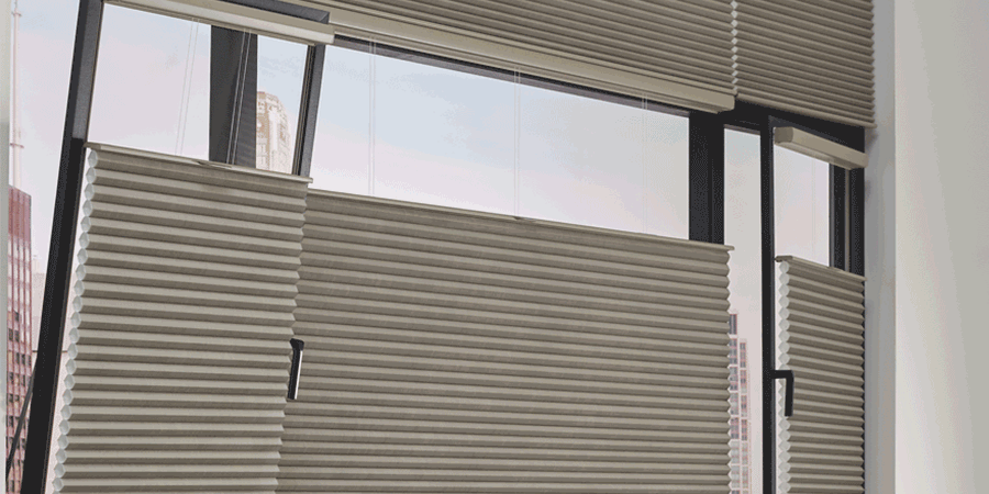 track glide system hunter douglas shades for turn tilt windows and french doors Chicago 60657