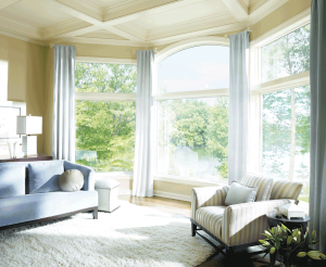 bare windows on arched windows