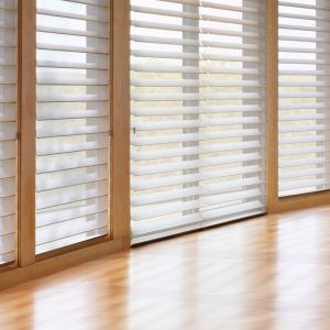 silhouette shades for new construction home Chicago 60614