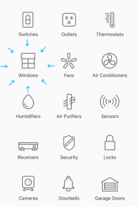 apple homekit list of accessories