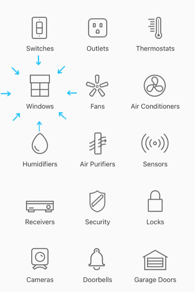 apple homekit works with Hunter Douglas motorized shades 