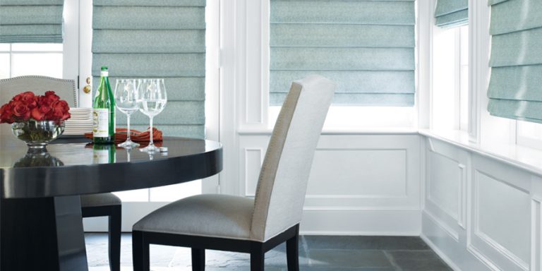 aqua roman shades dining room make the most of your home Vancouver WA