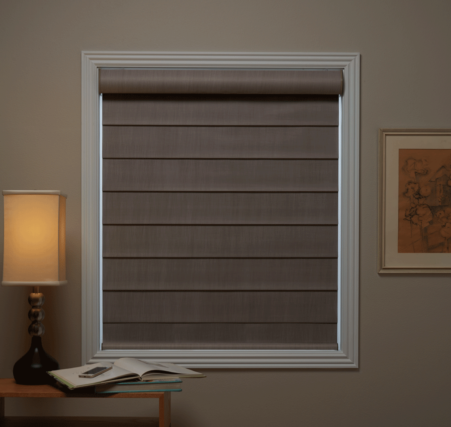 room darkening shades with small light gap on edge Chicago 60611