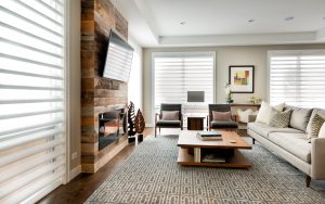 skyline window coverings design portfolio Chicago IL home with large windows