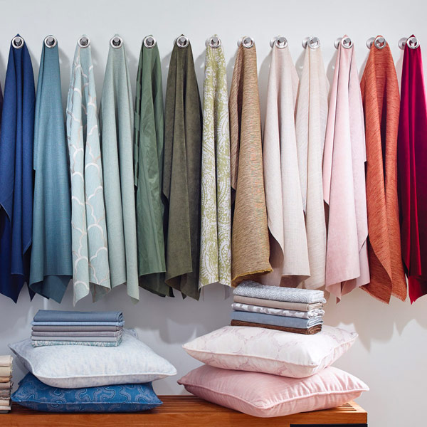fabric collection for draperies and custom window treatments in Chicago IL