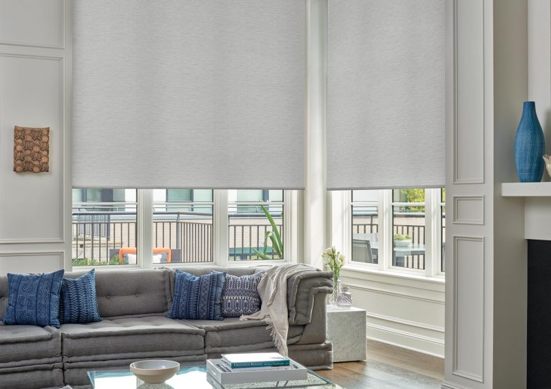 designerrollershadeshunterdouglasskylinewindowcoveringsgray