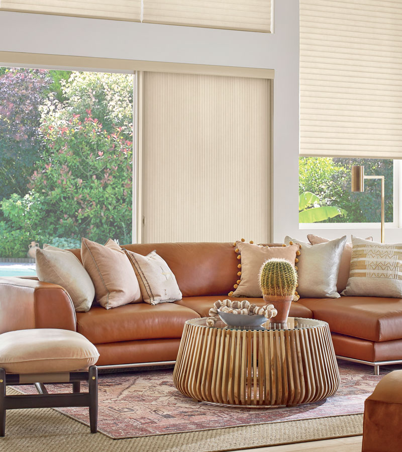 duette vertiglide vertical cellular shades for sliding doors in Hinsdale IL