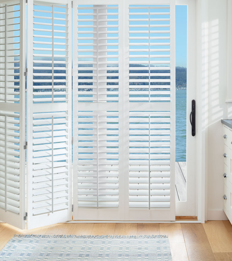 interior shutters for sliding glass door in Hinsdale IL