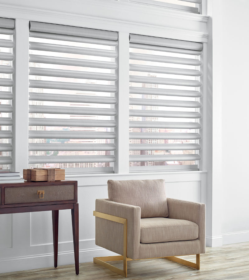 white pirouette shades bring style and solutions Hinsdale IL