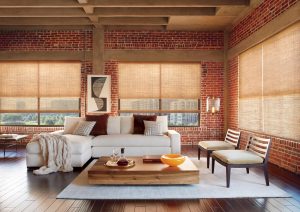 urban loft with provenance woven woods with dual shades Vancouver WA