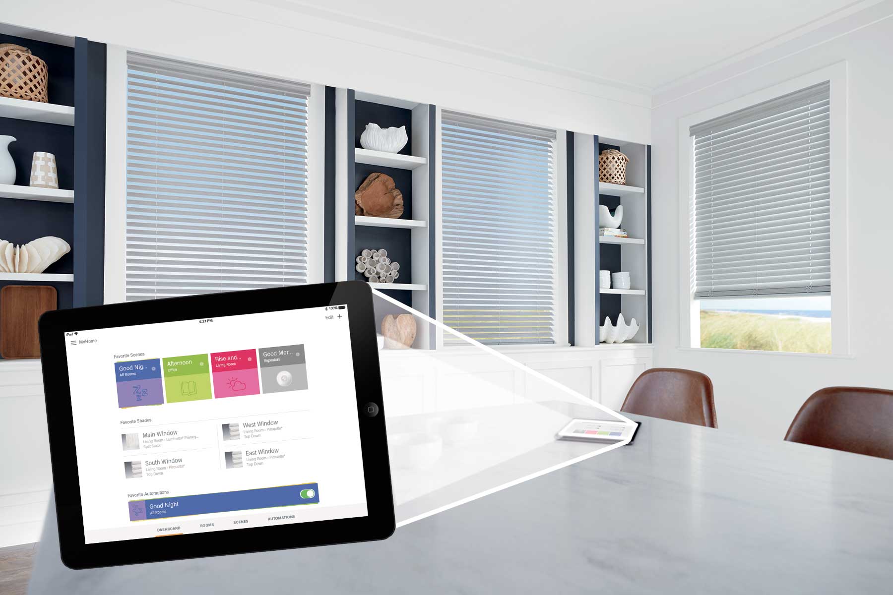 ipad to control smart blinds Chicago 60657