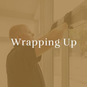 wrapping up the building process with window coverings in Chicago IL