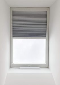 smart shades battery wand mounted under skylight Hinsdale IL