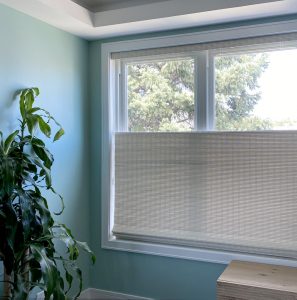 top down wooden woven shades in Vancouver WA