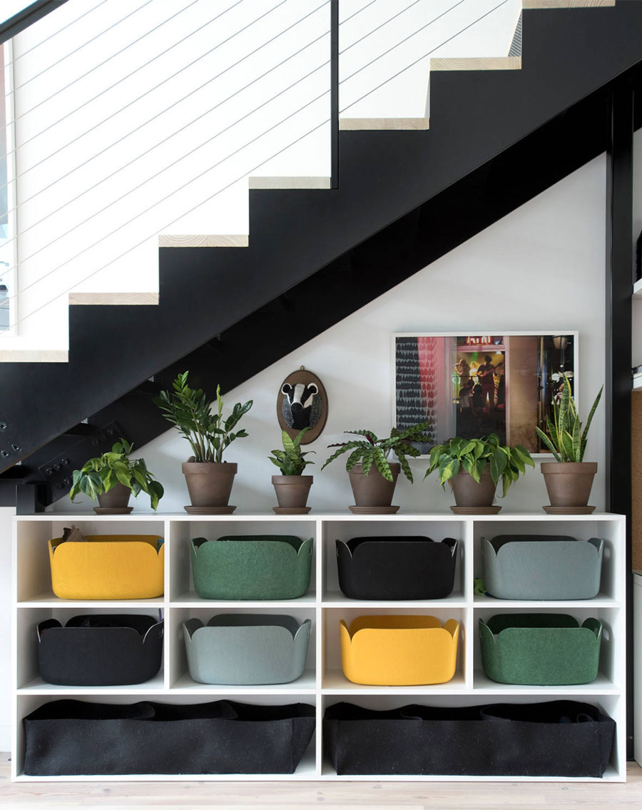 home storage under stairs top design features