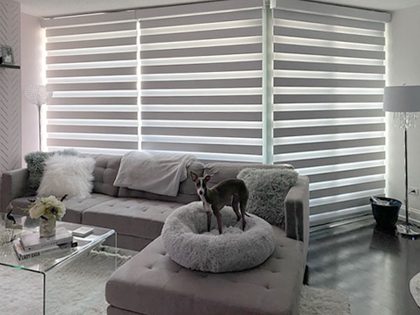 designer banded shades project