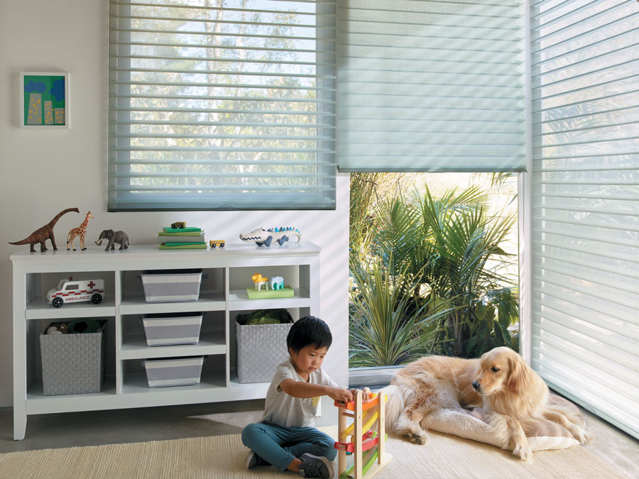 Child and pet safe cordless window treatments