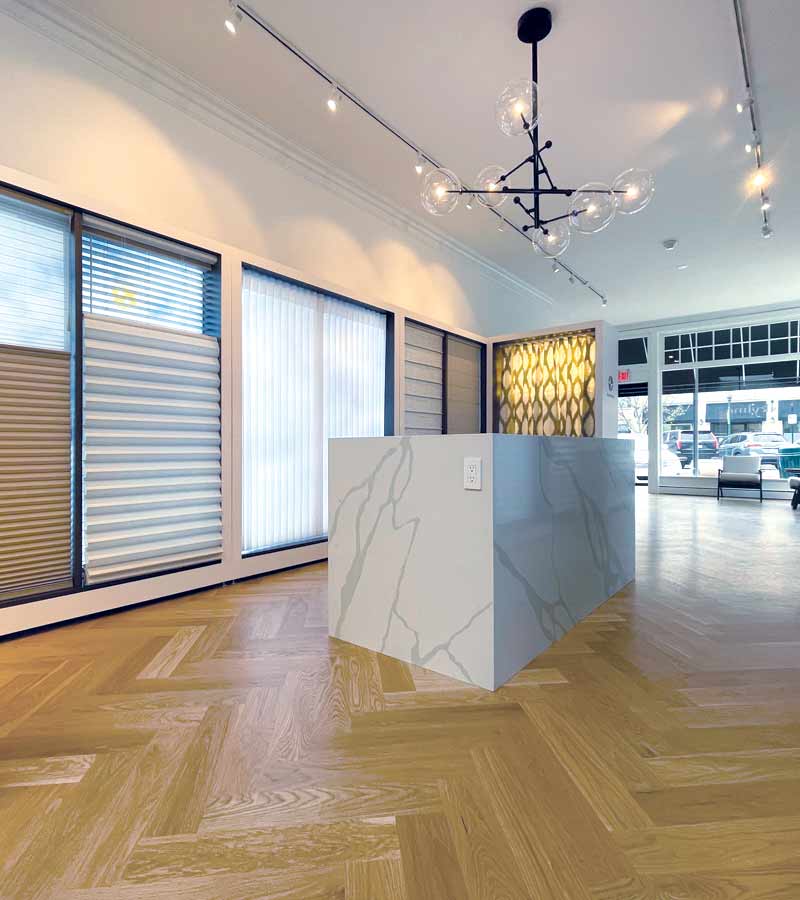 winnetka window covering showroom