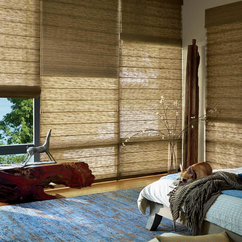 alustra woven textures roman shades