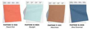 fabric swatches for color palette