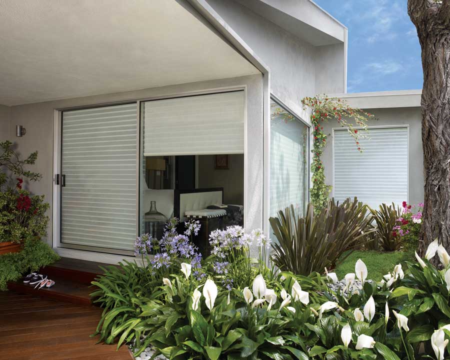 Nantucket shades exterior view