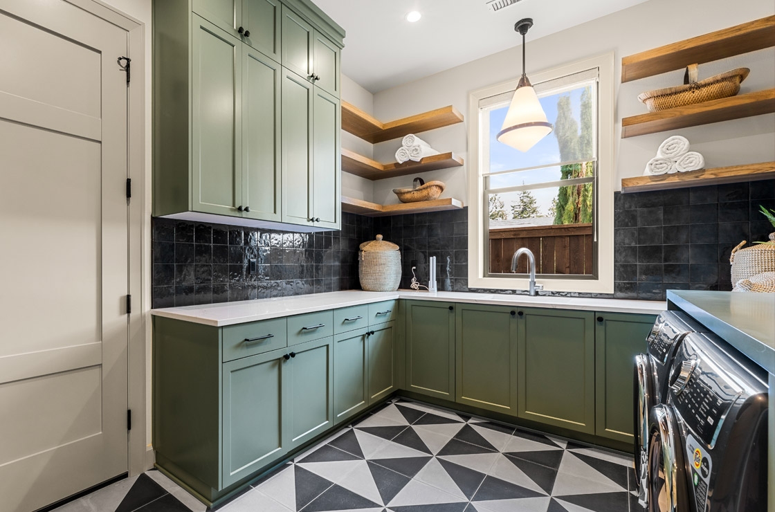 custom roller shades for kitchen sink