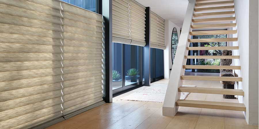 best window treatments for staircase windows