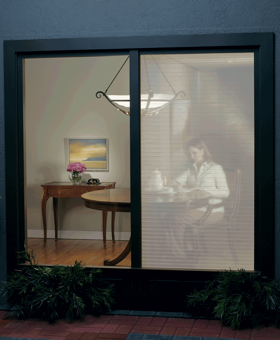 4 varying opacities of fabrics for window shades in Portland OR