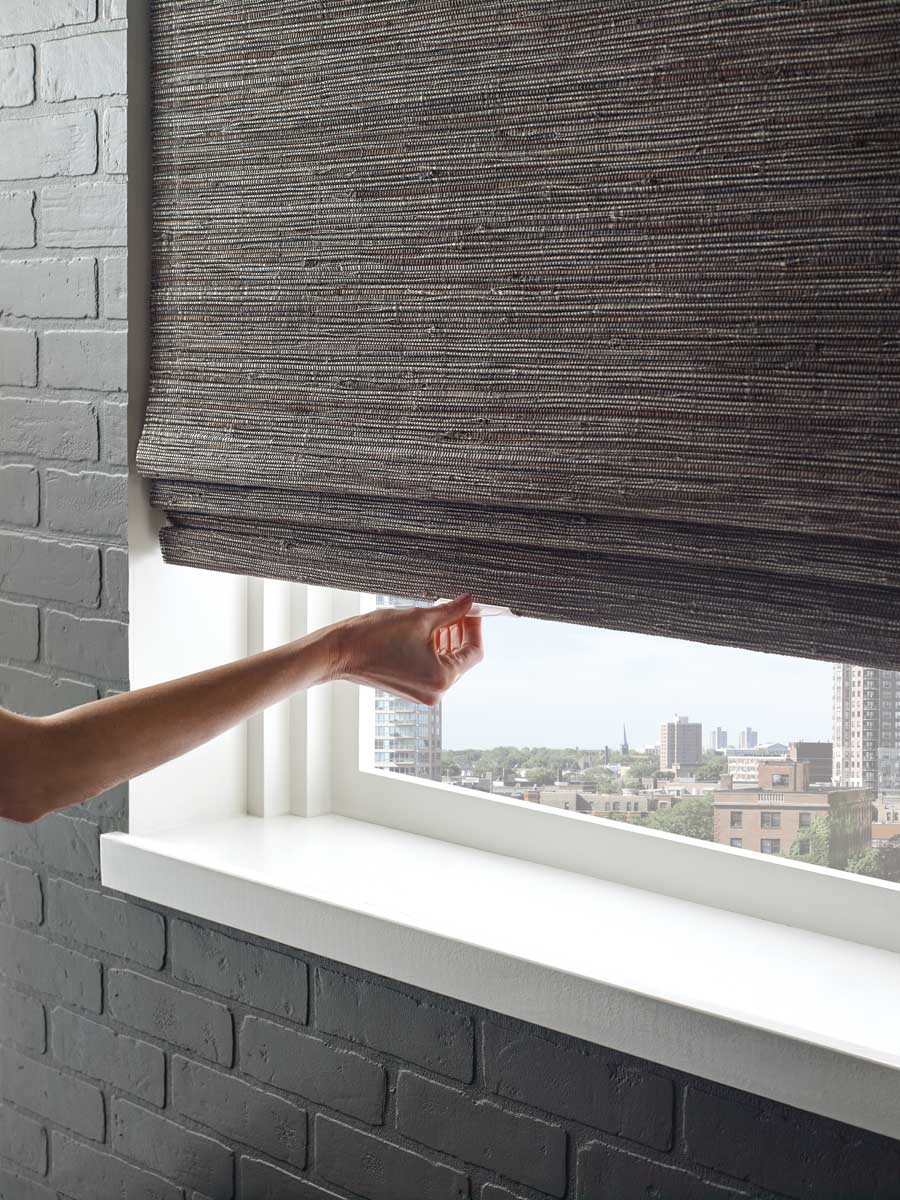 woven wood shades when you need privacy