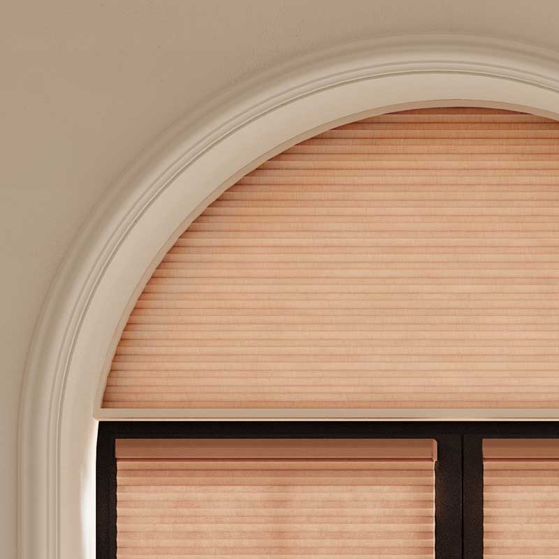 applause honeycomb shades for specialty shape windows