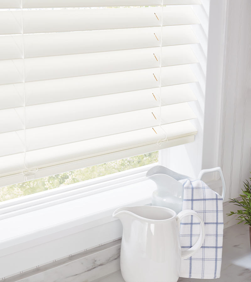 kitchen window white milk pitchers and pet safe window blinds