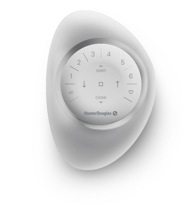 frost and white powerview pebble remote