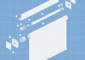 designer roller shades blueprint